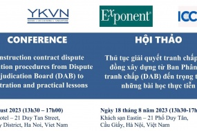 Conference on Construction contract dispute resolution procedures from Dispute Adjudication Board (DAB) to arbitration and practical lessons